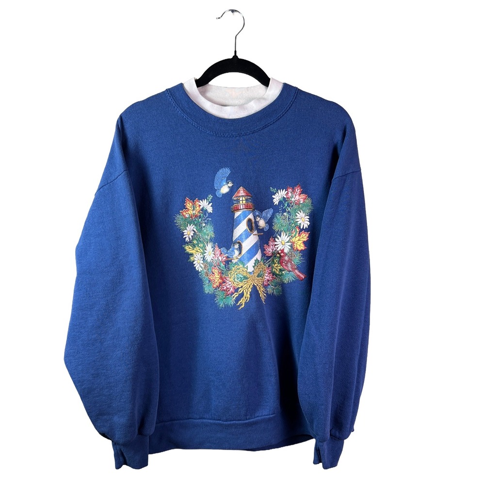 Vintage 90s Endless Designs Sweatshirt Women's L Cottagecore